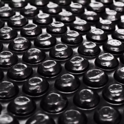 Črna pravokotna PE solarna folija za bazen 8 x 5 m