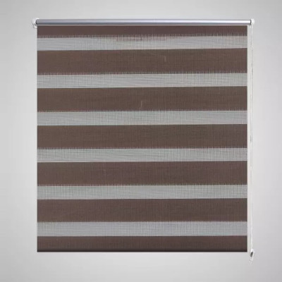 Črtasti Zebra Rolo / Senčilo velikost 90 x 150 cm Kavna barva