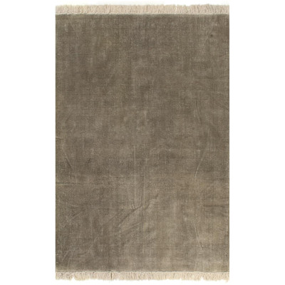 Kilim preproga iz bombaža 120x180 cm taupe