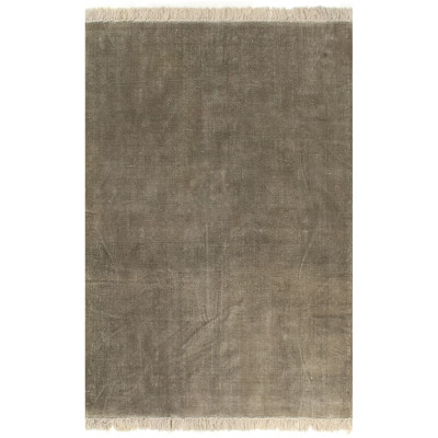 Kilim preproga iz bombaža 160x230 cm taupe