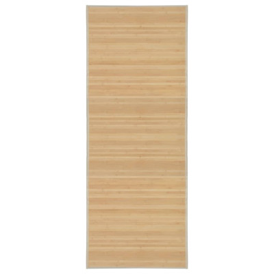 Preproga iz bambusa 80x200 cm naravna