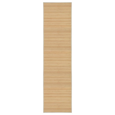 Preproga iz bambusa 80x300 cm naravne barve