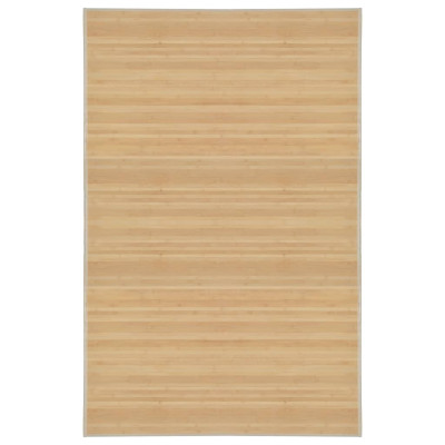 Preproga iz bambusa 100x160 cm naravne barve