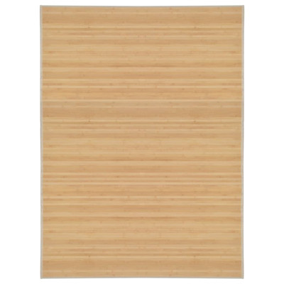 Preproga iz bambusa 150x200 cm naravne barve