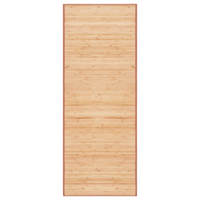 Preproga iz bambusa 80x200 cm rjave barve