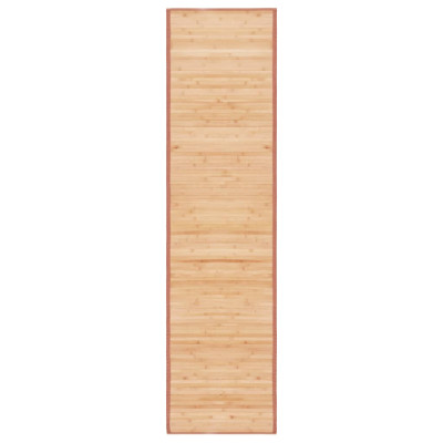 Preproga iz bambusa 80x300 cm rjave barve