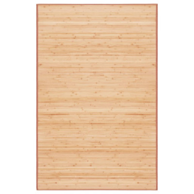 Preproga iz bambusa 100x160 cm rjava