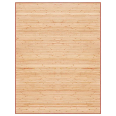 Preproga iz bambusa 150x200 cm rjava