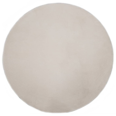 Preproga 80 cm umetno zajčje krzno krem