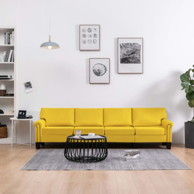 Kavč štirised rumeno blago