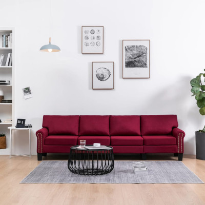 Kavč štirised vinsko rdeče blago