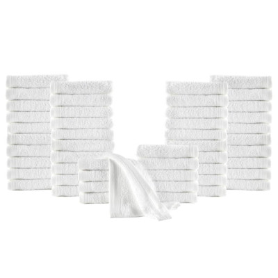 Brisače za goste 50 kosov bombaž 350 gsm 30x50 cm bele