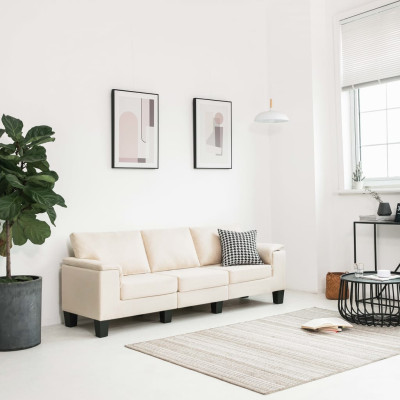 Kavč trosed krem blago