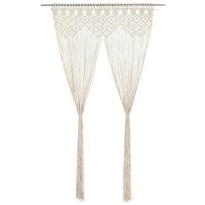 Zavesa makrame 140x240 cm bombaž