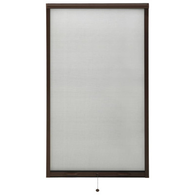Rolo komarnik za okna rjav 90x170 cm