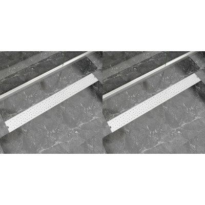 Kanaleta za tuš 2 kosa mehurčki 1030x140 mm nerjaveče jeklo