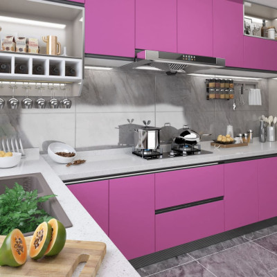 Samolepilna folija za pohištvo visok sijaj vijolična 500x90 cm