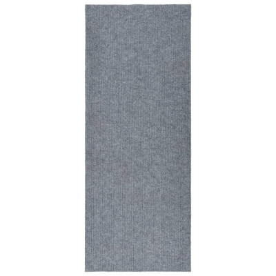Tepih tekač 100x300 cm moder in siv