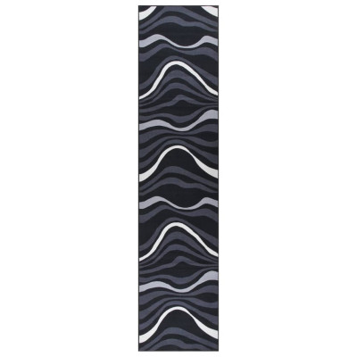 Tepih tekač črn 80x400 cm