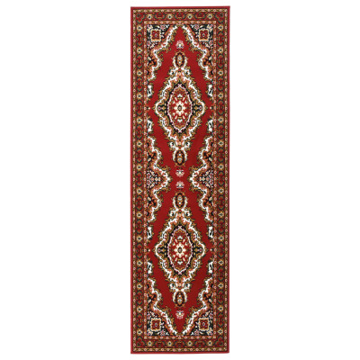 Tepih tekač BCF orientalsko rdeč 100x400 cm