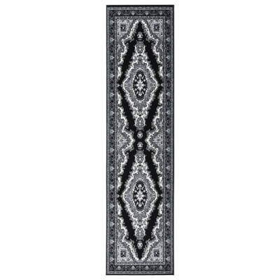 Tepih tekač BCF črn 60x300 cm