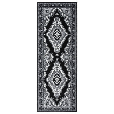 Tepih tekač BCF črn 80x200 cm