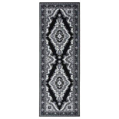 Tepih tekač BCF črn 100x300 cm