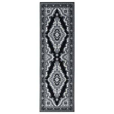 Tepih tekač BCF črn 100x350 cm