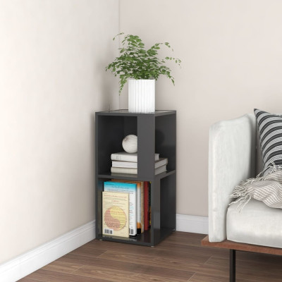 Kotna omarica siva 33x33x67 cm iverna plošča