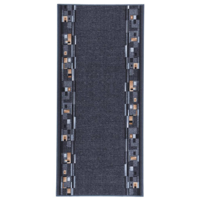 Tepih tekač antraciten 67x150 cm protizdrsen