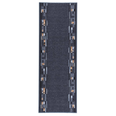 Tepih tekač antraciten 67x200 cm protizdrsen