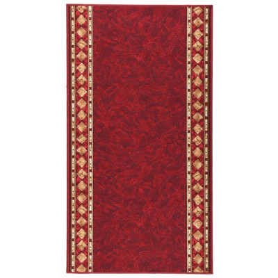 Tepih tekač rdeč 80x150 cm protizdrsen