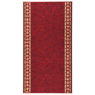 Tepih tekač rdeč 100x200 cm protizdrsen