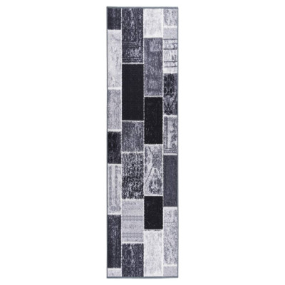 Tepih tekač siv 80x350 cm