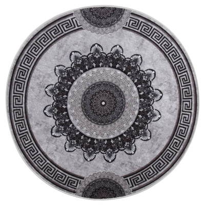 Preproga pralna φ120 cm večbarvna protizdrsna