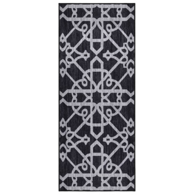 Tepih tekač črn 80x200 cm