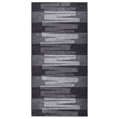 Tepih tekač antraciten 100x250 cm protizdrsen