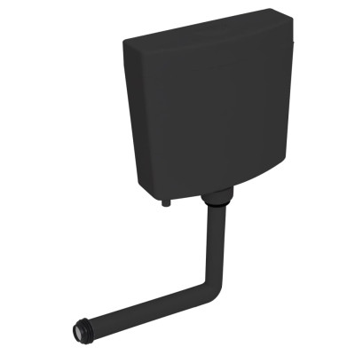 WC kotliček z dovodom vode na dnu 3/6 L črn