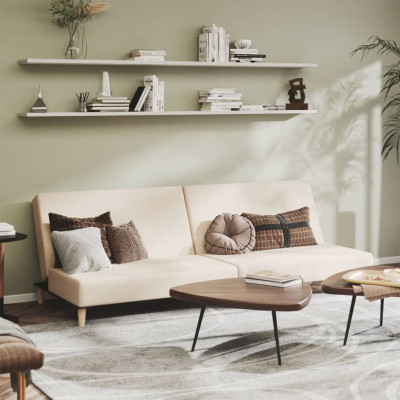 Kavč dvosed z ležiščem krem blago