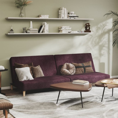 Kavč dvosed z ležiščem vijolično blago