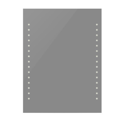 Kopalniško ogledalo 60x80 cm z LED diodami