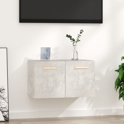 Stenska omarica betonsko siva 60x36,5x35 cm inženirski les