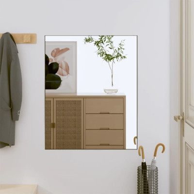 Stensko ogledalo 50x60 cm steklo pravokotno