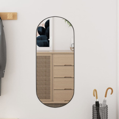 Stensko ogledalo 25x60 cm stekleno ovalno