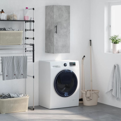 Stenska omarica betonsko siva 34,5x34x90 cm