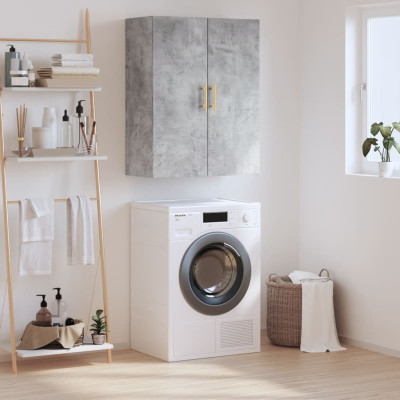 Stenska omarica betonsko siva 69,5x34x90 cm