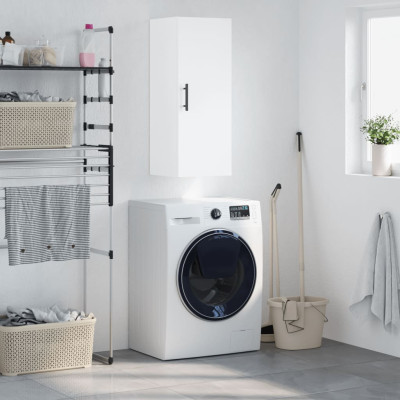 Stenska omarica bela 34,5x34x90 cm