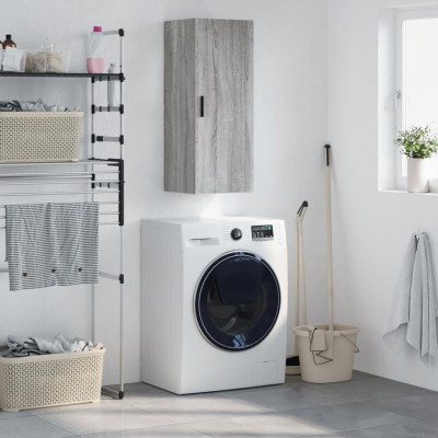 Stenska omarica siva sonoma 34,5x34x90 cm