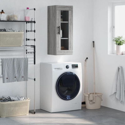 Stenska omarica siva sonoma 34,5x34x90 cm