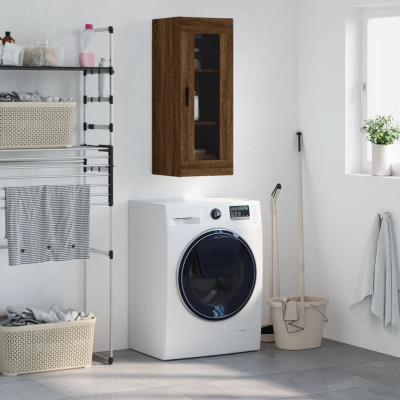 Stenska omarica rjav hrast 34,5x34x90 cm